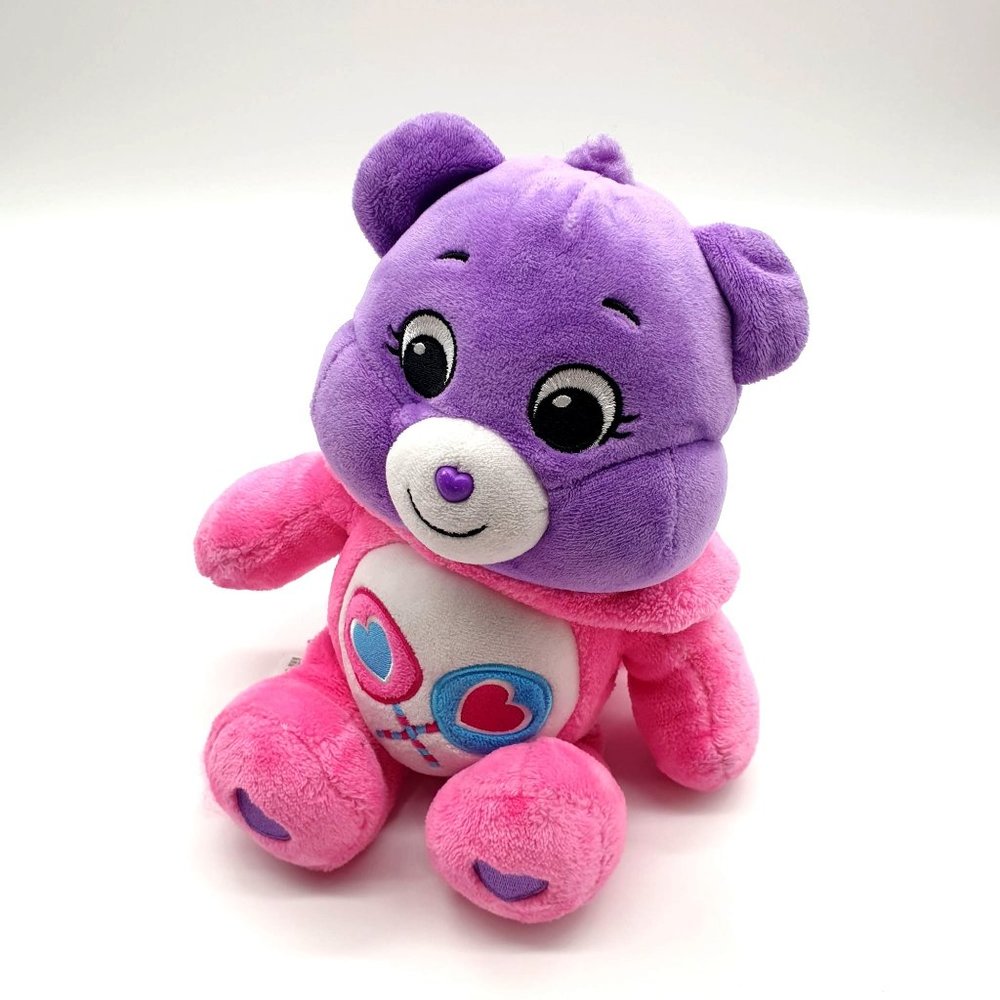 Share Bear Care Bear Plush Toy Unicorn Costume Purple Pink Hoodie Clean Gift - Picture 12 of 12